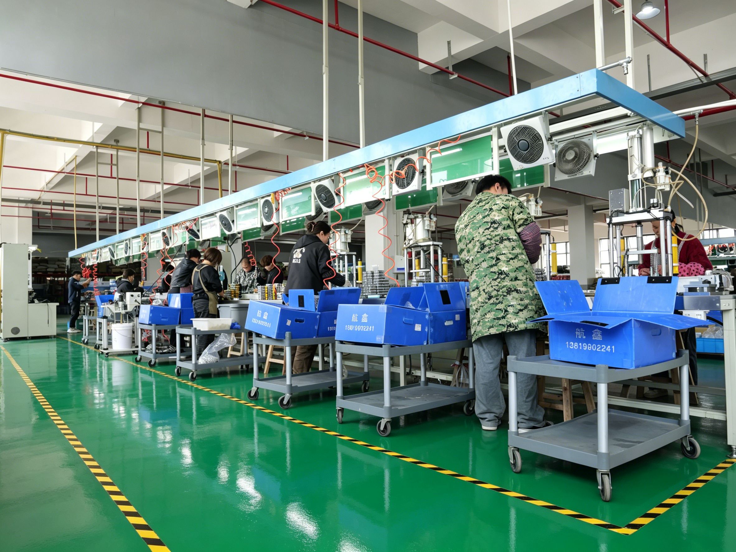 Tuying factory floor